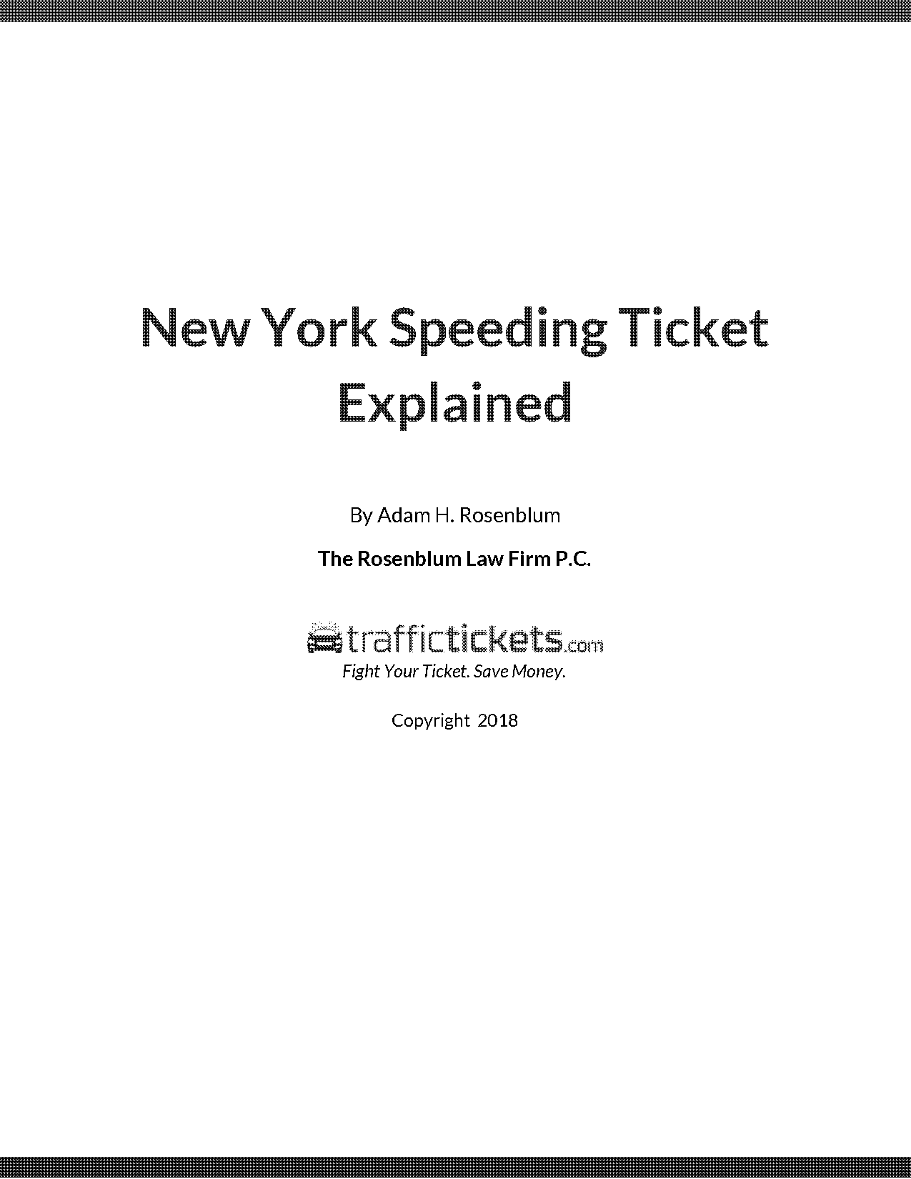 new york state traffic ticket fines and points